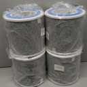 4 Packs HP102 True HEPA Replacement Filter Compatible with Shark Air Cleaner Purifier HP100, HP102 and 3-in-1 Models HC450, HC451, HC452, HC455, Compares to Part # HE1FKBAS and HE1FKPET