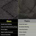 Meadowlark Dog Car Seat Cover, X-Large Heavy Duty Pet Seat Cover for Back Seat, Extra Padded Non-Slip Dog Hammock, Water-Resistant Back Seat Protector for Cars Trucks and SUVs (64 W x 60" L)