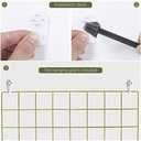 Grid Wire Board,for Memo Picture Panel Wall Decoration for Room Office Mat Photo Hanging Art Display Frames Desk Storage Organizer,17.3" x 11.8"(2Pack) (Gold)