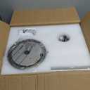 42" Ceiling Fan with Light, Modern Low Profile Ceiling Fan with Light, DC Reversible Motor, Smart APP & Remote Control, Whisper Quiet, Dimmable LED for Bedroom/Living Room (Nickel)