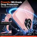 MOZOTER for Samsung Galaxy S26 Ultra Case with Magnetic,[Compatible with MagSafe][12Ft Military Dropproof][2*Screen Protector] Translucent Anti-Slip Back Slim Shockproof Case for S26 Ultra-Pink