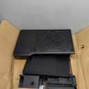 Newtral Laptop Bed Tray Desk, Height & Angle Adjustable Foldable Laptop Stand w/Cup Holder, Mousepad, Laptop Table Bookstand for Gaming, Working, Sofa & Office Chairs Use Black, Upgrade, Black 