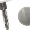 20pcs Gray Car Plastic Push Type Rivet Fastener Bumper Clips 10mm x 27mm x 40mm Auto Replacement Parts