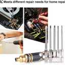 5 in 1 RC Hobby Repair Tools Kit Hex Driver Set Allen Wrench Drill Bits Hex Bit Set & Phillips Screwdriver Bit with Alloy Handle for RC Car Helicopter Drone Boat