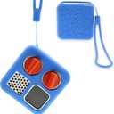Silicone Shell Cover for Yoto Mini Player, Silicone Protective Sleeve Case Compatible with Mini Bluetooth Speaker (Case Only, Machine not Included) (Blue)