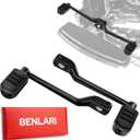 Benlari Stainless Steel Shifter Lever Pegs, Heel Toe Shift Pegs Fit for Harley Touring Road King Electra Glide Street Glide 1988-2024, Trike 2008-2024, FL Softail 1986-2017, Black