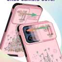 Buleens for Moto G Stylus 2025 Case - Cute Designed with Ring Stand & Camera Cover Women Girls Aesthetic Kawaii Girly Flower Castle Phone Cover for Moto G Stylus 5G 2025 Case Compatible with Magsafe