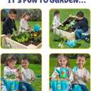 BLUEY Gardening Set | Quality Garden Tool Kit for Kids and Toddlers | Includes Watering Can, Gloves, Two Shovels, Rake and Tote Bag
