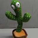 Dancing Talking Cactus Baby Toys 0-6 3-6 6-12 12-18 Months, Toddler Boys Girls Gifts for 2 3 4 5 6 7 8 9 10 Month Old Baby Toy Singing Mimicking Recording Repeating What You Say with 120 English Songs