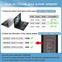 130W AC Adapter Charger for Dell OptiPlex 9020 7010 7020 7040 7050 7060 7070 7080 5050 5060 5070 5080 5090 3040 3050 3070 3080 3090 MFF Business Desktop,Inspiron 5420 5415 5410 All-in-One Power Cord