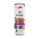 CELSIUS GALAXY VIBE Sparkling Strawberry Watermelon, Sugar Free Energy Drink, 12 Fl Oz (Pack of 12) (EXP 01/01/27)