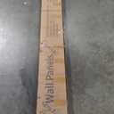 WPC Slat Wall Paneling, Modern Accent 3D Wall Panels, 8-Piece 94.5" x 6.6" TV Wall Panel, Bedroom, Living Room, Matte Black