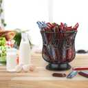 Coffee Pod Holder, Large Capacity K Cup Holder, Nespresso Pods Holder K Cup Organizer for Kitchen Countertop, Coffee Bar Accessories, Pod Holder for Keuring Espresso Capsule Coffee Creamer