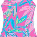 Kanu Surf Girls Hurricane Beach Sport UPF 50 One Piece Swimsuit (2T, Tammy Pink)