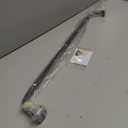 Dark Bronze Disc Curtain Rods, 28-48 Inches Window Curtain Rod,Adjustable Room Darkening Drapery Rod with Aluminum Finials and Brackets,Wrap Around Design