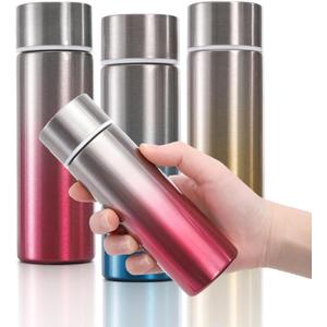 3 Pack Mini Stainless Steel Water Bottle, 4.4 Oz Small Stainless Steel Metal Bottle, Portable Purse Water Bottles Pocket Slim Flask for Travel, Sports, Camping