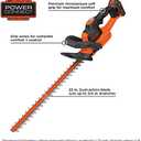 BLACK+DECKER 20V MAX* String Trimmer, Powercut, 22-Inch, (LHT321)