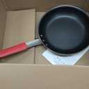 Tramontina Professional 10-Inch Non Stick Frying Pan, Heavy-Gauge Aluminum Skillet with Reinforced Nonstick Coating, Red Handle, Dishwasher and Oven Safe