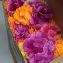 Zeyune Artificial Marigold Flowers Bunch Day of The Dead Fake Marigold Bulk Silk Bushes, Flowers for Party Wedding 