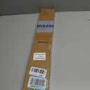No Tools No Drill 1" Cordless Mini Blinds, Horizontal Light Filtering Blind, Vinyl Blinds for Indoor Windows 25.5" W x 36" H, White.