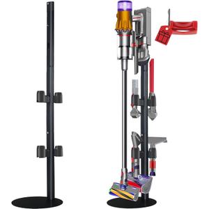 Vacuum Stand Compatible with V7 V8 V10 V11 V15 Gen5(Max.11 Accessories),Metal Storage-Bracket-Holder-Stand-Organizer includes Trigger Lock Easy-Access Storage docking station