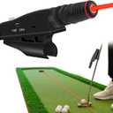 Indoor Golf Laser Putting Training Aid with Two Modes, Putting Training Aid for Alignment Tool, Precision Red Line Laser Putting Trainer, Cool Golf Gift for Golfers