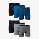 Hanes Men's Boxer Briefs, Cool Dri Moisture-Wicking Underwear, Cotton No-Ride-up for Men, Multi-Packs, Size M