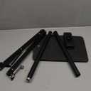 Tablet Floor Stand with 5LB Metal Base, Overhead Bed Phone Stand Angle Height Adjustable Holder, Universal Floor Stand Compatible with iPhone iPad Pro Air Mini, Samsung Tab, Kindle, E-Readers