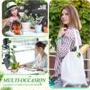 Didaey 5 Pcs Funny Gardener Gifts for Women Gardener of the Year Coffee Mug Crochet Succulent Bracelet Keychain Christmas Gifts for Men Women Mom Birthday Present