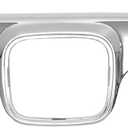 X AUTOHAUX No.71122SNAA00 Front Grille Trim Hood Bumper Grille Grill for Honda Civic 2006-2008 Front Bumper Kidney Grille Grill Chrome Silver Tone