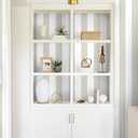 Guvana 17.7"x394" Striped Wallpaper Brown Peel and Stick Wallpaper Brown and White Contact Paper Modern Removable Waterproof Wall Paper for Accent Wall Laundry Room Decor