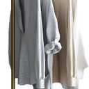 Freestanding Clothing Rack with Marble Base,Modern Gold Arch Garment Rack for Small Spaces,Sturdy Metal Coat Rack,Clothes Racks for Hanging Clothes in Bedroom,Closet,Entryway,Boutique Display