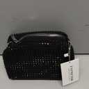 Clutch Purse for Women, Bling Evening Bag, Crossbody Handbag, Rhinestone Money Hand Bag (Black)