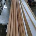 LARWORKS WPC Slat Wall Panels 8 Pack 96" x 6.6", Waterproof Fluted Wall Paneling, Accent 3D Wall Panel for Wall Decor, Bathroom, Bedroom, Office - High Grille Elm (Cover Approx.35 sq.ft)