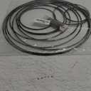 12 Pack Floral Hoop with Paddle Wire 4/6/8/10/12/14 Inch Metal Rings for Crafts Macrame DIY Wreath Candle Rings, Black (4/6/8/10/12/14 Inches, black)