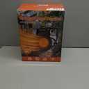 Buyplus Greenhouse Heater with Digital Thermostat, 1500W Outdoor Heaters for Patio, Overheat Protection & 3S Fast Heating, Electric Space Heater for Patio, Garage, Greenhouse, Flower House, Silver