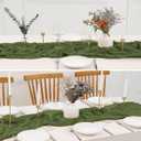 2 Pack 10 Ft Cheesecloth Table Runner Olive Green Gauze Long Table Runners Boho Gauze Cheese Cloth Table Runner Rustic Sheer Runner for Wedding Party Table Decor ( 35 x 120 Inch )