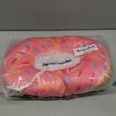 Cat Cone Collar Soft, Cat Recovery Collar for Wound Healing Cute Donut Adjustable Kittens Cones to Stop Licking Comfortable Lightweight Neck Elizabethan Collars for Cats Kittens After Surgery (Large), Pink