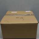 Extra Large Glass Salad Bowl Set, 4.8Qt Mixing Bowl with Acacia Wood Lid, Base and Salad Serving Utensils, Ribbed Serving Bowl Trifle Bowl, Practical Salad Bowls for Kitchen,Parties,Christmas