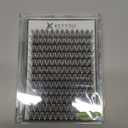 KEYYOU Lash Clusters 144pcs Individual Lashes D Curl 16mm Eyelash Clusters Super Lightweight Air Touch Cluster Lashes Soft&Wispy Comfortable Easy to DIY at Home(Air04-D-16mm)