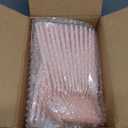 Supernal 180pcs Pink Plastic Silverware Heavy Duty Pink Party Disposable Cutlery Plastic Forks and Spoons Disposable Utensils Include 60 Forks,60 Knvies,60 Spoons for Wedding,Party or Daily Using