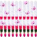 10 Pcs Diwali Decorations Artificial Jasmine Garland Toran Bandhanwar with Lotus Buds Traditional Indian Hanging Decor for Puja Pooja Diwali Wedding Housewarming (30 Inch)