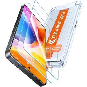 TORRAS Unbreakable for Samsung Galaxy S26+/ Plus Screen Protector [9H+ Military-Grade] [12 FT Shatterproof] Aerospace Tempered Glass 2 Pack - Touch Sensitivity, Full Coverage, Anti-Scratch, 6.7 inch