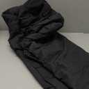 FREE SOLDIER Men's Waterproof Ski Jacket Fleece Lined Warm Winter Snow Coat with Hood Fully Taped Seams (Large, Black)