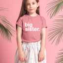 Big Sister Shirt Outfit Announcement Toddler Sibling Reveal to be 18 Months 2t 3t