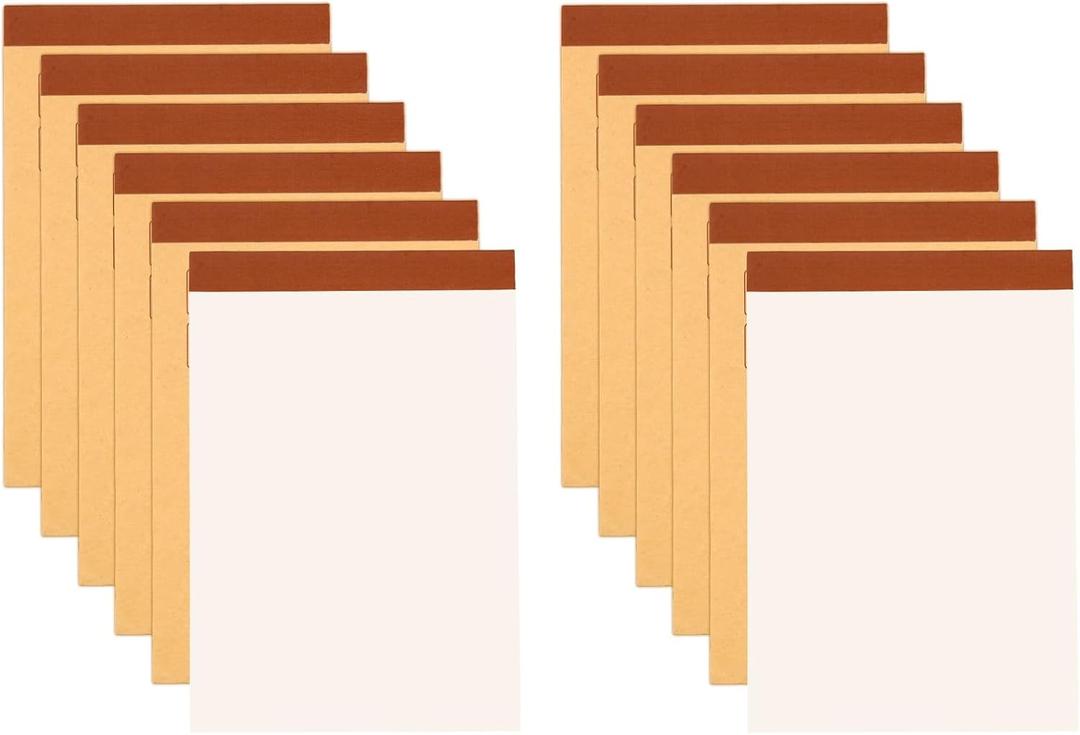 M&G 4x6 Pocket Note Pads, 10 Pack A6 Small Legal Pads 70 Sheets Mini Notepads Writing Pad College Blank Calculus Memo Paper Tablet for Work Writing Note Taking Math Drawing