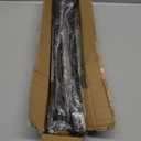 Black Shower Curtain Rod 31 to 80 Inch,1 Inch Diameter Adjustable Spring Tension Stainless Steel Telescoping Rod, Easy Install, No Rust