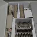 Shark FlexStyle Air Styling & Drying System, Powerful Hair Dryer Brush & Multi-Styler with Auto-Wrap Curlers, Paddle Brush, Oval Brush, Concentrator Attachment, Stone, HD430