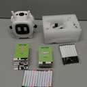 Drawing Robot for Kids with 192 Cards, Smart Robot drawing machine toys for 3+ year old boys and girls, Interactive Painting Learning and educational Toy Perfect for Birthday Chirstmas Party, White