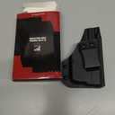 IWB kydex Holster for Glock 43/43X (No-Rail) with TLR-6/HL Light Attached, Optic Cut for Red Dot, Inside Waistband Concealed Carry, Adjustable Cant & Retention - Fits ONLY with Light Attached